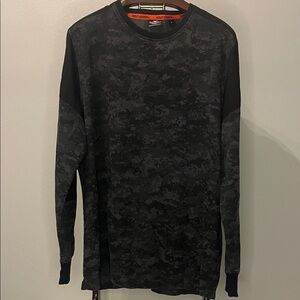 Harley-Davidson Black Camo Long Sleeve Size Large